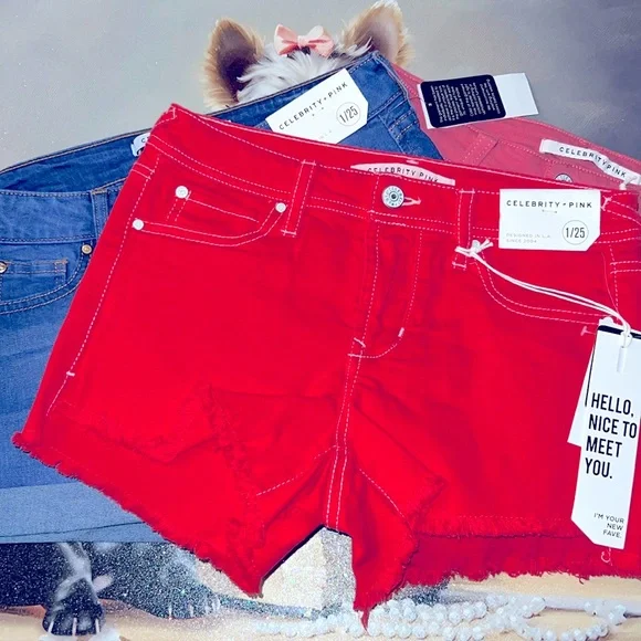 $20 sale for 3 Celebrity Pink Shorts sizes 1, or 7 - Picture 3 of 11